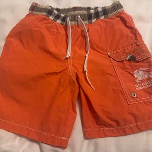 Burberry Vibrant Orange Swim Shorts